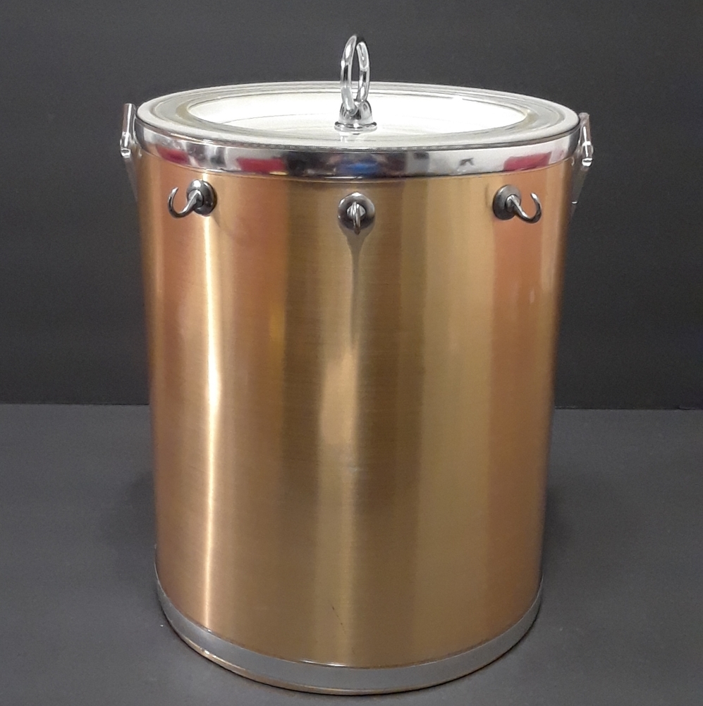 Ice Bucket w/Utensils Holder Vintage